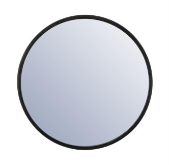 Zidno ogledalo Selfie, crna, 80cm