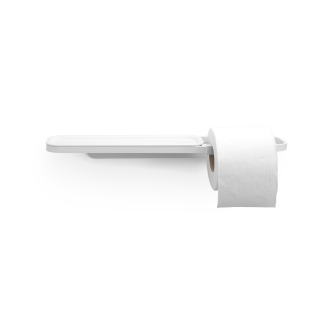 MindSet držač toaletnog papira sa policom, mineral bijela