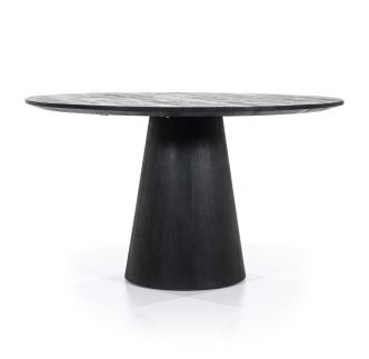 Trpezarijski stol Mango Aron 130x76cm, crna