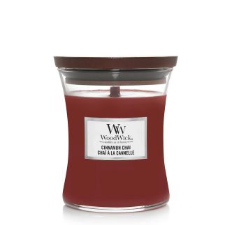 WoodWick Classic Cinnamon Chai mirisna svijeća, Medium