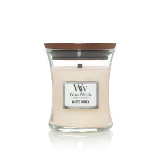 WoodWick Classic White Honey mirisna svijeća, Medium