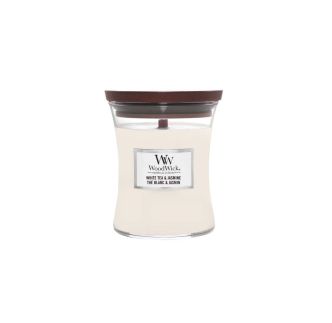 WoodWick Classic White Tea & Jasmin mirisna svijeća, mini