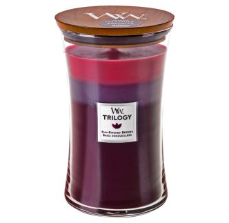 Woodwick Trilogy Sun Ripened Berries mirisna svijeća, Large