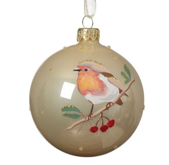 Staklena kugla Enamel Robin