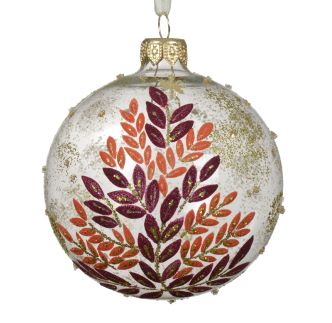 Staklena kugla Leaf tree, prozirna