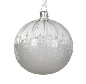 Staklena kugla Snowflakes falling, dia 10cm