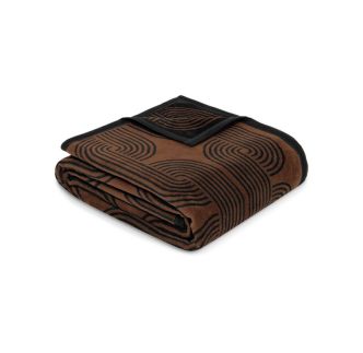 Deka jacquard Sevilla, smeđa/crna