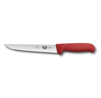 Victorinox nož, crvena fibrox drška, oštrica 18 cm