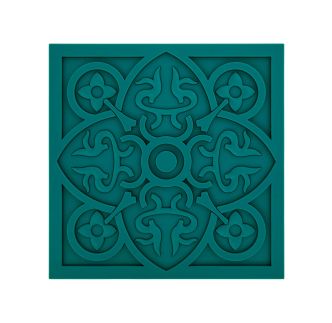 Silikonski podmetač za toplo trivet Teal, 18cm
