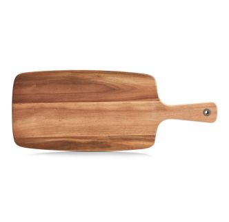 Daska za rezanje i serviranje sa ručkom L, Acacia
