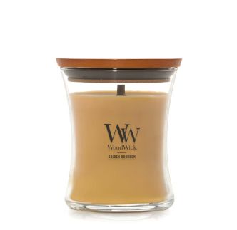 WoodWick Golden Bourbon mirisna svijeća, Medium