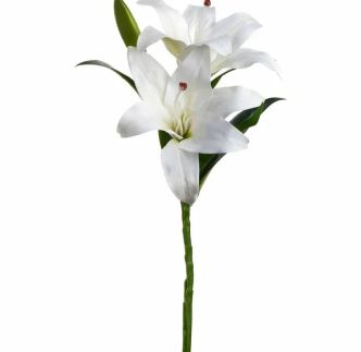 Cvijet Lily Fiore bijela, 38cm