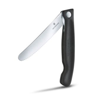Victorinox sklopivi nož reckavi Picnic 11cm, crna
