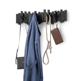 Vješalica Multi hooks 8, crna