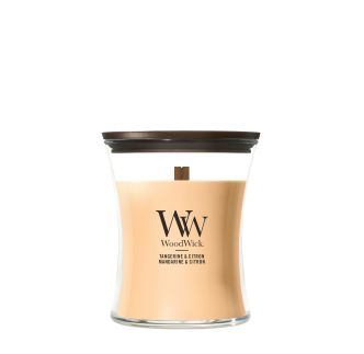 Woodwick Classic Medium Tangerine & Citron mirisna svijeća