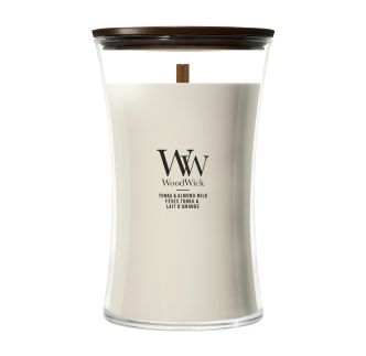 Woodwick Classic Large Tonka & Almon Milk mirisna svijeća