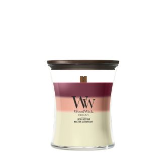 WoodWick Trilogy Medium Lush Nectar mirisna svijeća