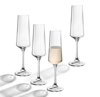 Čaša za šampanjac Paolo 220ml, set od 4