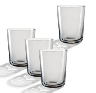 Čaša za vodu Leggero Sasso siva 330ml, set od 4