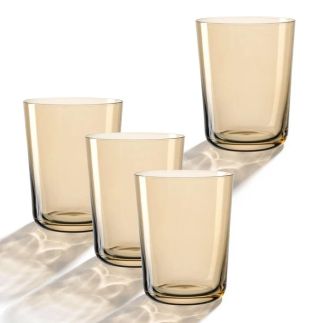 Čaša za vodu Leggero Tosca žuta 330ml, set od 4